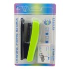 Lean Toys, zszywacz biurowy 24/6, zielony, 13 cm, 1 szt.