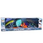Lean Toys, zwierzęta morskie, zestaw figurek, ruchome elementy, 10 elementów