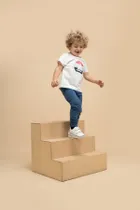 Legginsy chłopięce, granatowe, Pinokio