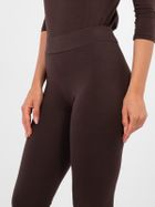 Legginsy damskie, brązowe, Basic Feel Good