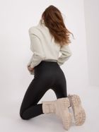 Legginsy damskie, czarne, Lakerta