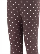 Legginsy dziewczęce, brązowe, Tup Tup