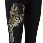 Legginsy dziewczęce, czarne, Tup Tup