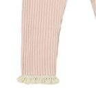 Legginsy dziewczęce, prążkowane, beżowe, Nicol