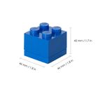 LEGO, Brick 4, mini pojemnik klocek, niebieski
