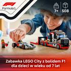 LEGO City, Ciężarówka F1 z bolidem Audi F1, 60493