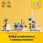 LEGO Creator 3 w 1, Maszyna do pisania z kwiatami, 31169