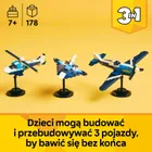 LEGO Creator 3 w 1, Statek powietrzny: samolot wyścigowy, 31160