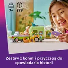LEGO Friends, Przyczepa z koniem i źrebaczkiem, 42695