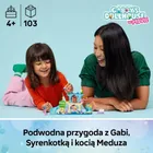 LEGO Koci domek Gabi, Podwodna przygoda syrenki Gabi, 11204