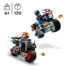 LEGO Marvel, Motocykle Czarnej Wdowy i Kapitana Ameryki, 76260