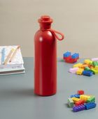 LEGO, stalowa butelka termiczna, czerwona, 560 ml