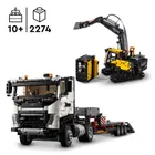 LEGO Technic, Ciężarówka Volvo FMX i koparka EC230 Electric, 42175