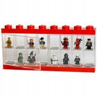 LEGO, witrynka na 16 minifigurek, czerwona