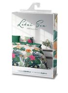 Letni Sen, Monstera i Tropikalne Kwiaty, 3-częściowy komplet pościeli, 220-200 cm