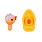 Lilliputiens, Kaczorek Gaspard, zabawka do kąpieli, łódeczka z przytulanką, 6m+