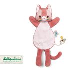 Lilliputiens, Kotka Jeanne, maskotka, komforter, pacynka świecąca w ciemności, 0m+