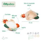 Lilliputiens, Lew Jack, zabawka sensoryczna z lusterkiem i uchwytami, 3m+