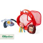 Lilliputiens, Piesek Jules, Sieć rybacka, zestaw zabawek do kąpieli, 12m+