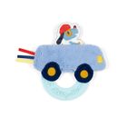 Lilliputiens, Piesek Jules w autku, gryzak sensoryczny, 3m+