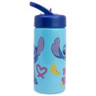 Lilo i Stitch, Bidon Playground ze słomką, 420 ml