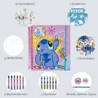 Lilo i Stitch, zestaw artystyczny z szablonami, naklejkami i kredkami, 49 elementów