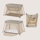 Lionelo, Alice, łóżeczko turystyczne, 3w1, Beige Olive