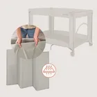 Lionelo, Amelie, kompaktowe łóżeczko turystyczne, beige sand