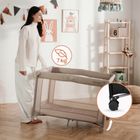 Lionelo, Amelie, kompaktowe łóżeczko turystyczne, black carbon