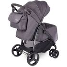 Lionelo, Elise, wózek spacerowy, Dark Grey