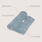 Lionelo, kocyk muślinowy, Stone Blue, 70-100 cm