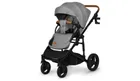 Lionelo, Mari Tour, wózek wielofunkcyjny z zestawem akcesoriów, 2w1, Grey Stone