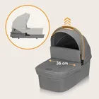 Lionelo, Meril, wózek wielofunkcyjny, 2w1, Grey Stone