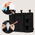 Lionelo, Sidepocket, organizer do łóżeczka, duży, black