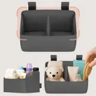 Lionelo, Sidepocket, organizer do łóżeczka, mały, grey