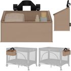 Lionelo, Sidepocket, organizer do łóżeczka, średni, beige