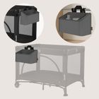 Lionelo, Sidepocket, organizer do łóżeczka, średni, grey