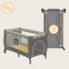 Lionelo, Sven Plus, łóżeczko turystyczne, Yellow Scandi