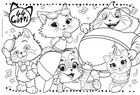 Lisciani, 44 Koty, puzzle z rączką, 60 elementów