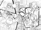Lisciani, Spidey i super-kumple, puzzle dwustronne, 24 elementy