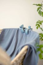 Lodger, Ocean, zestaw uniwersalnych klipsów do wózka, niebieskie, 2 szt.