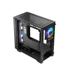 Logic, Dart Pro ARGB Mini, obudowa, USB TYPE-C, czarna