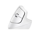 Logitech, Lift Vertical, mysz, white