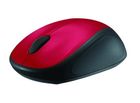 Logitech, mysz optyczna bezprzewodowa M235, czerwona