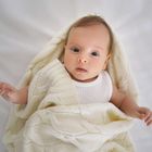 LullaLove, Premium, miękki kocyk z wełny merino, 80-100 cm