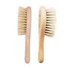 Lullalove, zestaw szczotek dla niemowląt na ciemieniuchę, naturalne włosie