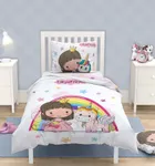 LuLuLand, Wróżka i Jednorożec, 2-częściowy komplet pościeli, 140-200 cm