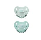 Luu Kids, zestaw: smoczek, Frozen Sage + smoczek, Vivid Mint, 6-12m, 2 szt.