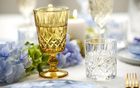 Lyngby Glas, Sorrento, kieliszki do wina, bursztynowe, 290 ml, 4 szt.