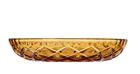 Lyngby Glas, talerze Sorrento, 16 cm, 4 szt., amber